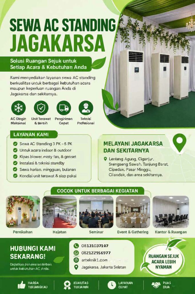 Sewa AC Standing Jagakarsa - Murah untuk Acara dan Event
